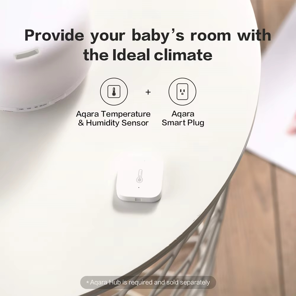 Aqara-Sensor de Temperatura In - Smart Home Xiaomi App avaliação e preço