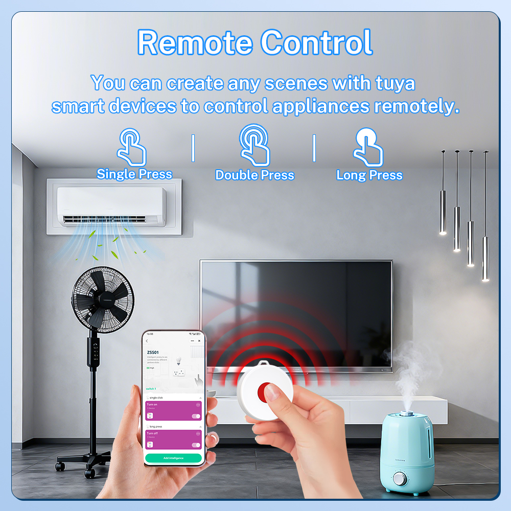 Botão Inteligente Tuya ZigBee  - Smart Home Remote avaliação e preço