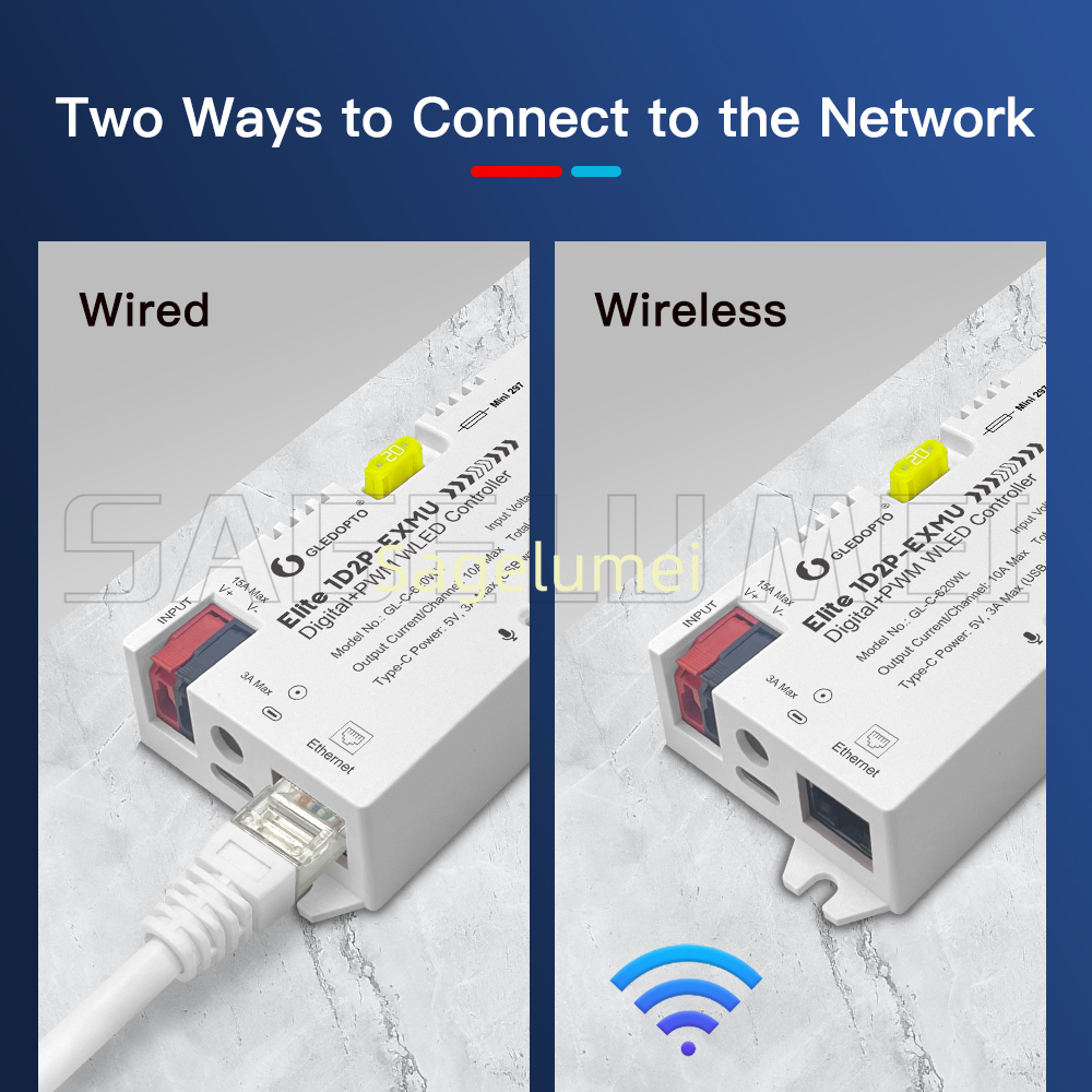Controlador WLED Elite 1D2P-EX - Wifi Led Dimmer avaliação e preço