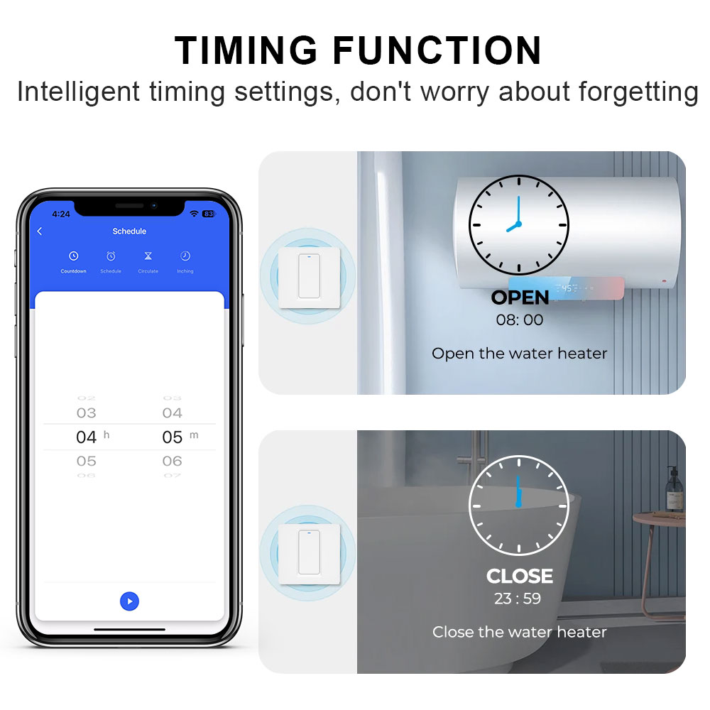 Interruptor inteligente de aqu - Smart Home Remote avaliação e preço