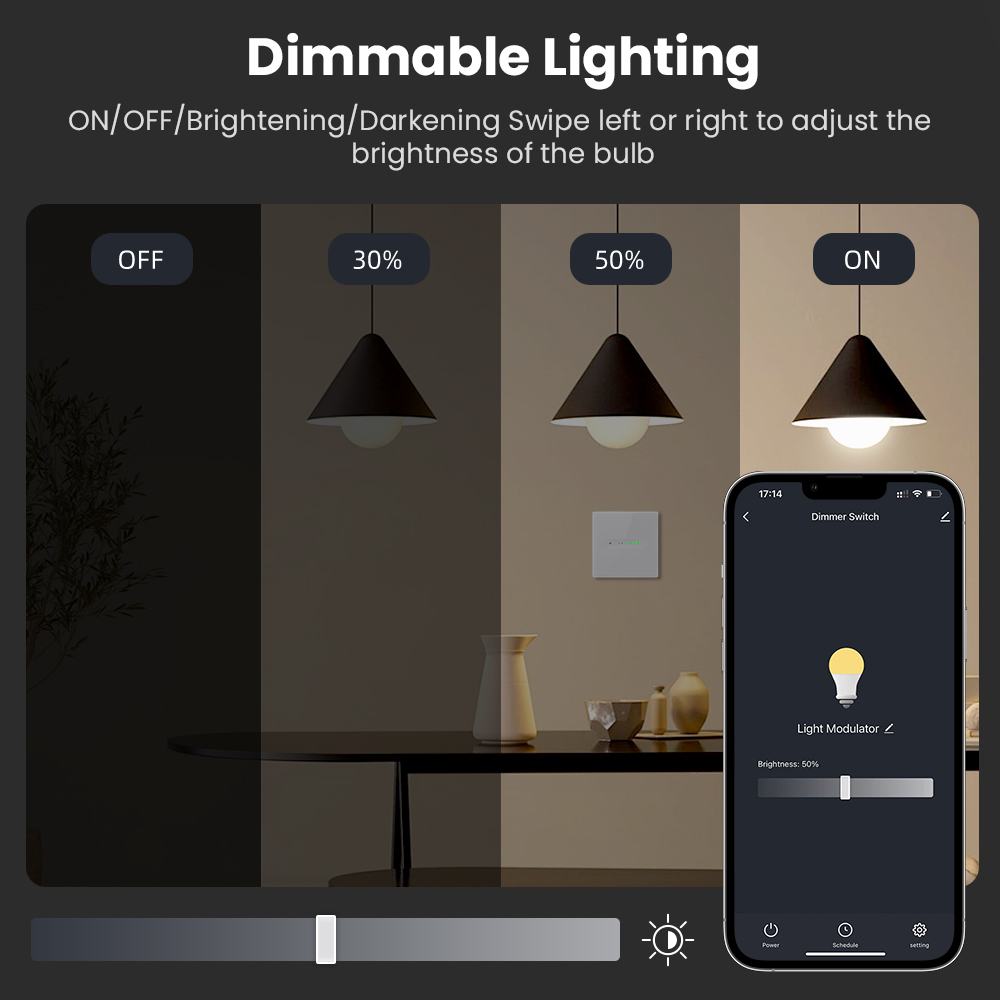 AVATTO WiFi Interruptor Dimmer - Smart Home Control Panel avaliação e preço