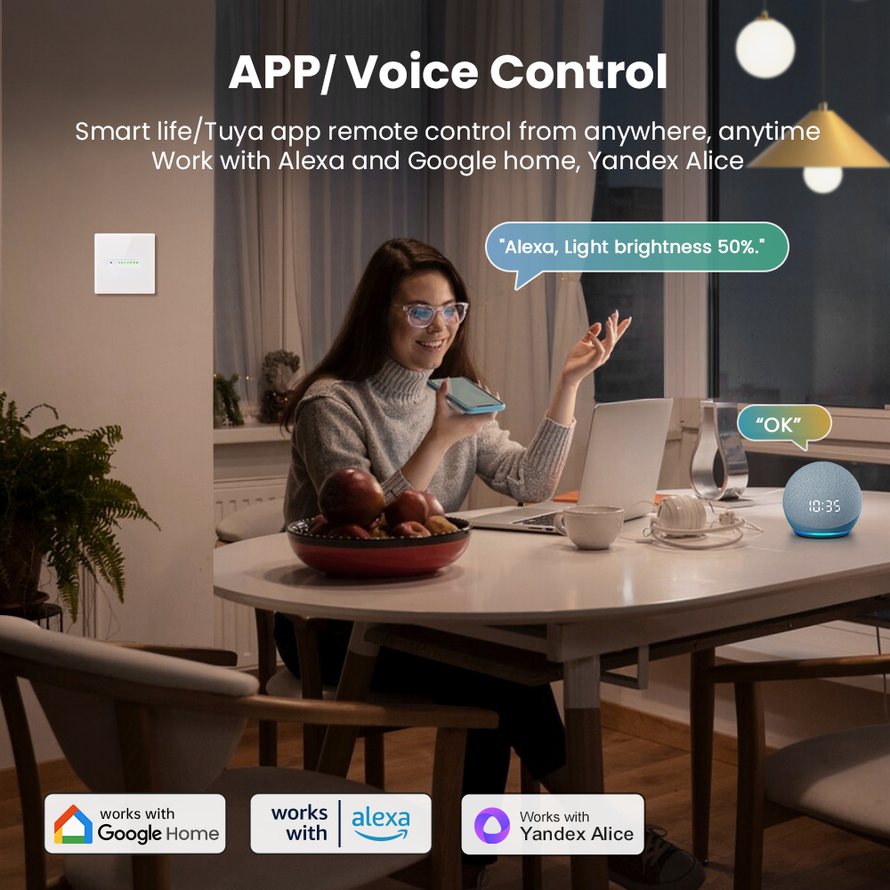 AVATTO WiFi Interruptor Dimmer - Smart Home Control Panel avaliação e preço