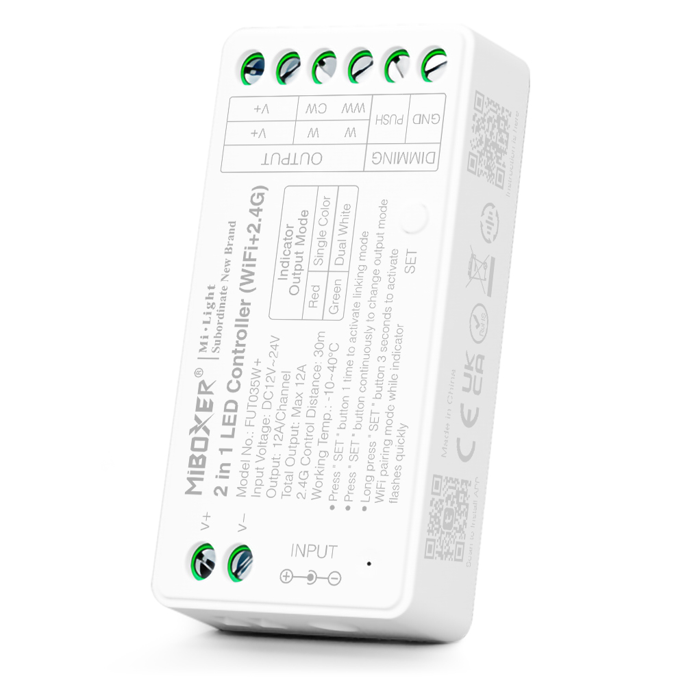Miboxer fut035w + 2 em 1 fut03 - Wifi Led Dimmer avaliação e preço
