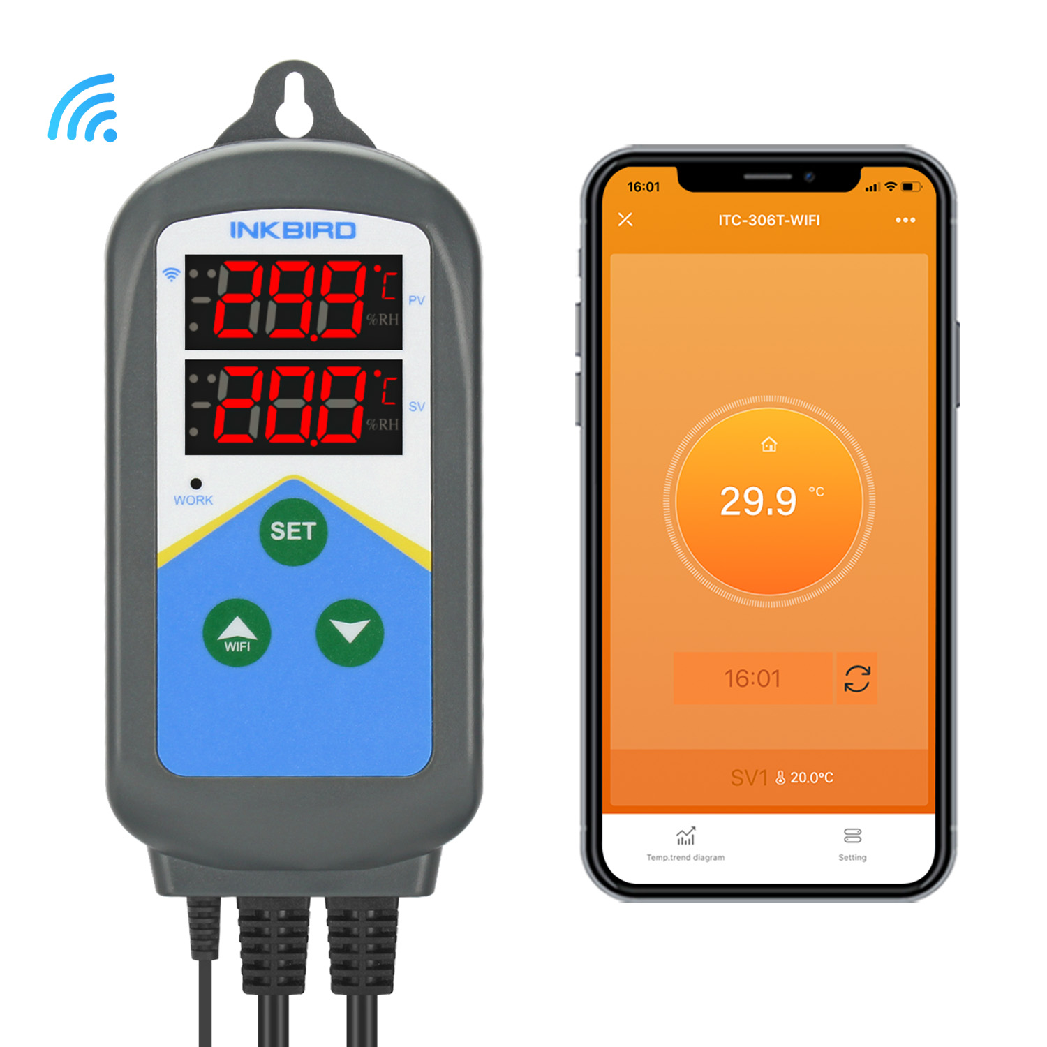 Inkbird wifi termorregulador I - Smart Home Thermostat avaliação e preço