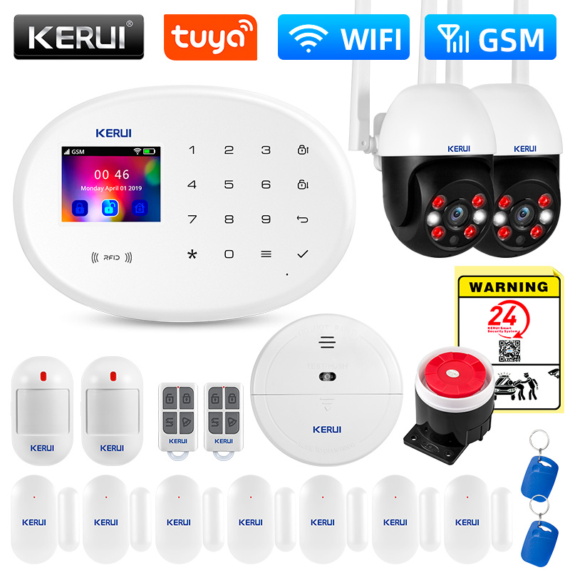 Kerui w202 wifi gsm kit sistem - Smart Home Demo Kit avaliação e preço