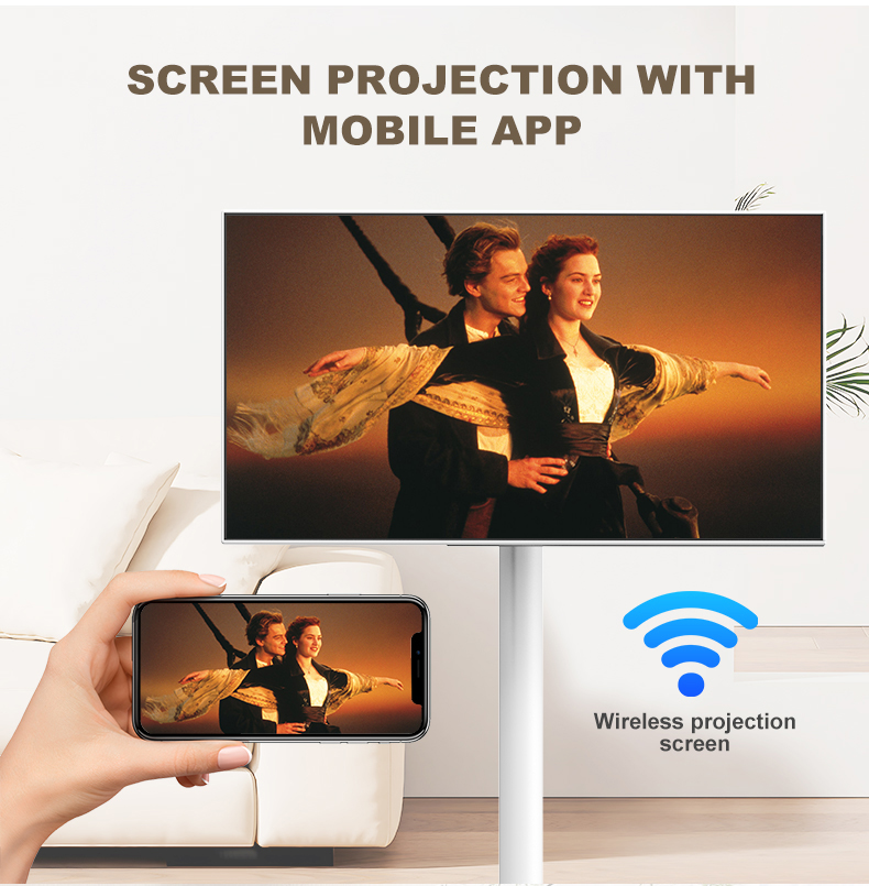 Mini TV LED Branca de 21,5 Pol - Smart Home Tv avaliação e preço