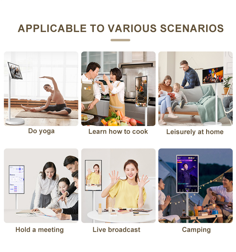 Mini TV LED Branca de 21,5 Pol - Smart Home Tv avaliação e preço
