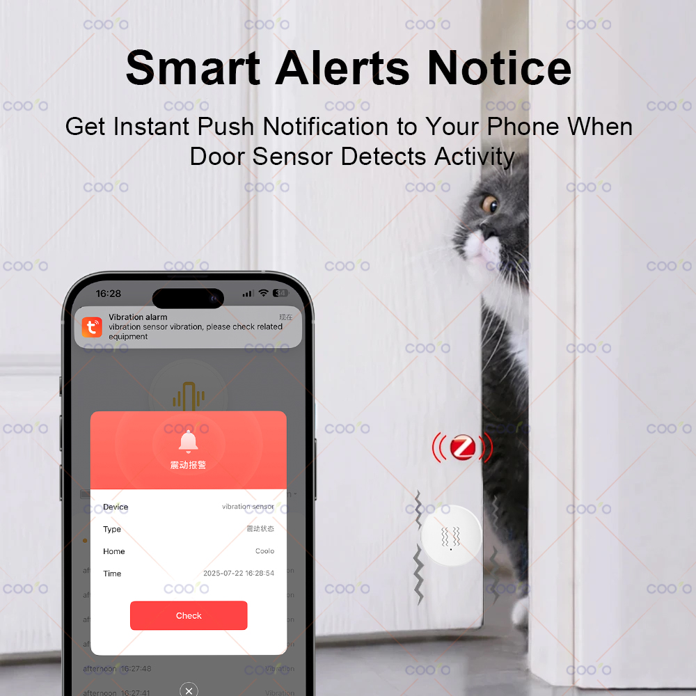 Sensor de Vibração Inteligente - Smart Home Hub avaliação e preço