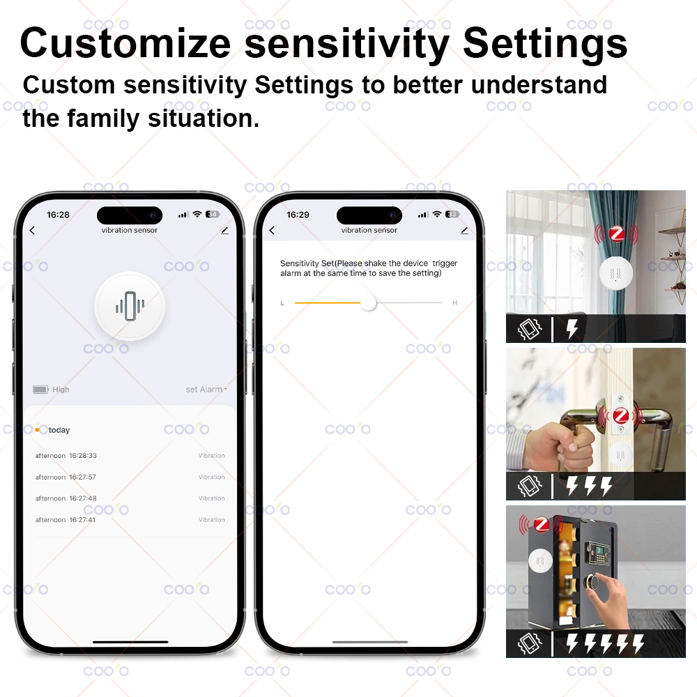Sensor de Vibração Inteligente - Smart Home Hub avaliação e preço