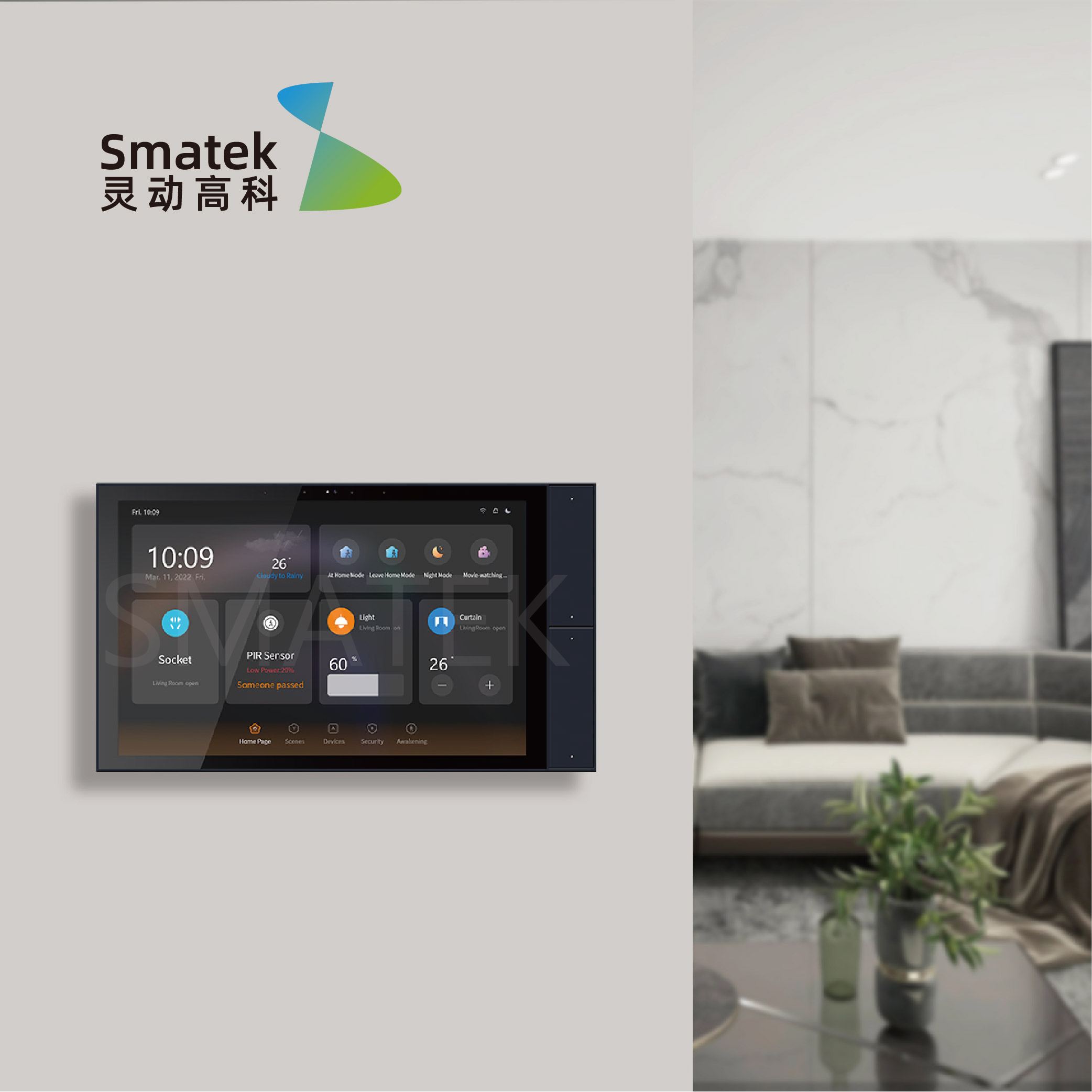 Novo Painel de Controle de Aut - Smart Home Control Panel avaliação e preço