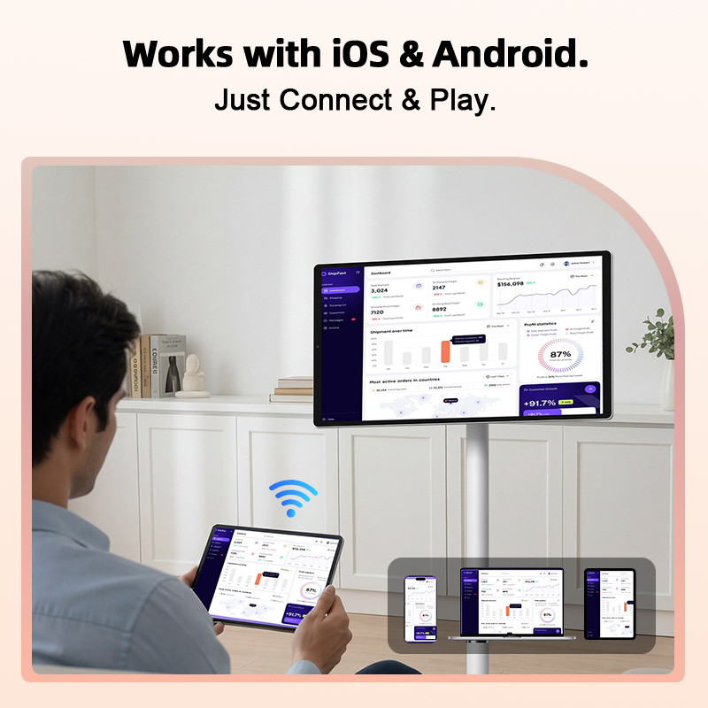 Televisão Android IPS de 21,5  - Smart Home Tv avaliação e preço