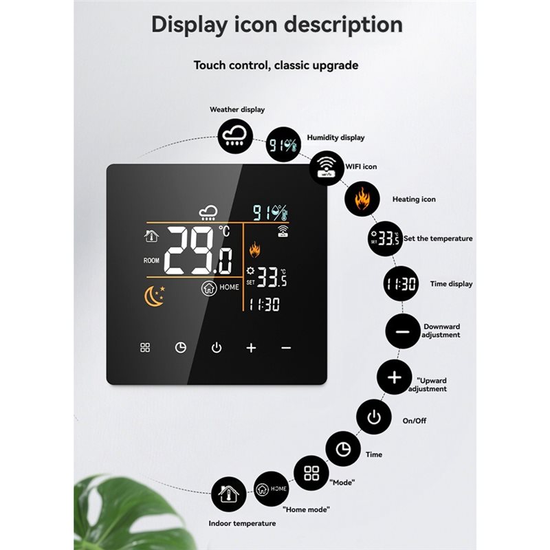 Tuya termostato inteligente 25 - Smart Home Thermostat avaliação e preço