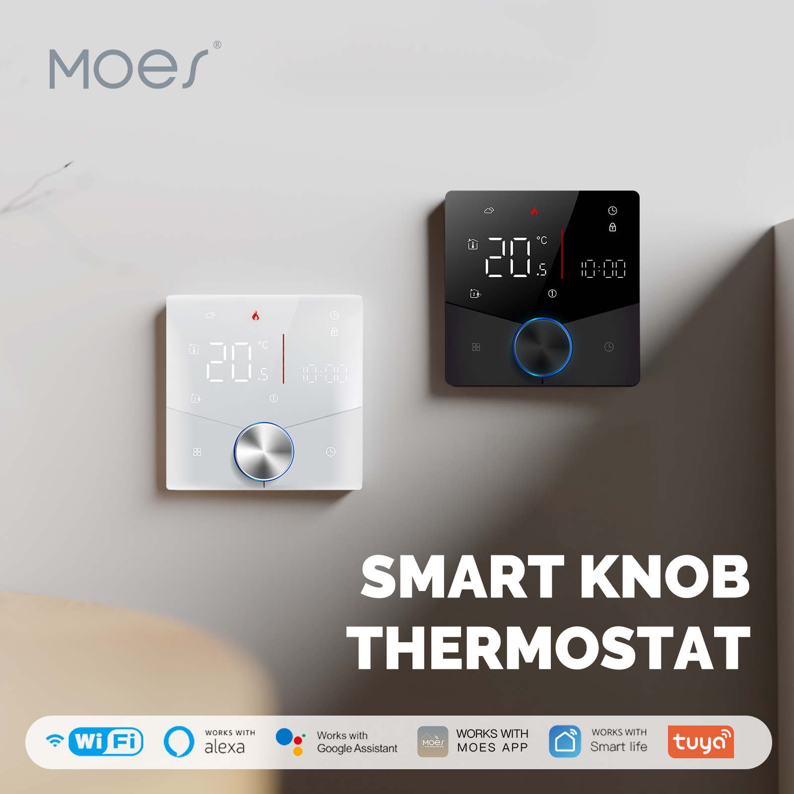 MOES Tuya WiFi Botão Inteligen - Smart Home Thermostat avaliação e preço