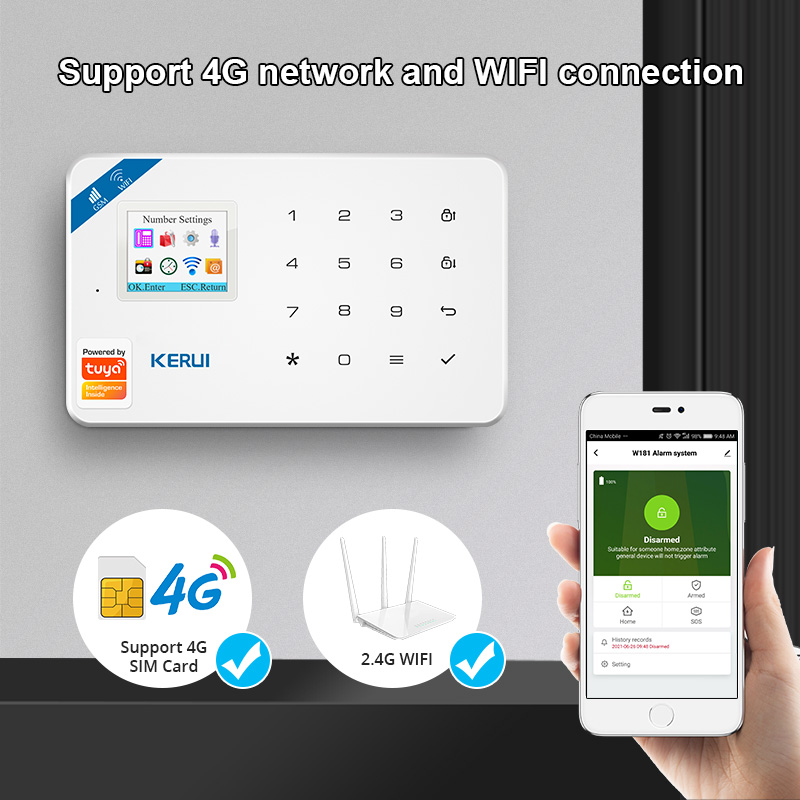 Kerui kit sistema de alarme se - Smart Home Demo Kit avaliação e preço