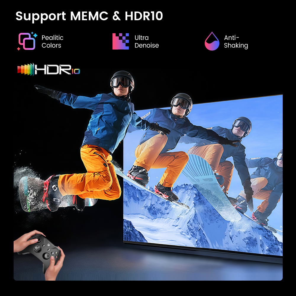 Projetor Touyinger Q13W de Alt - Smart Home Tv avaliação e preço