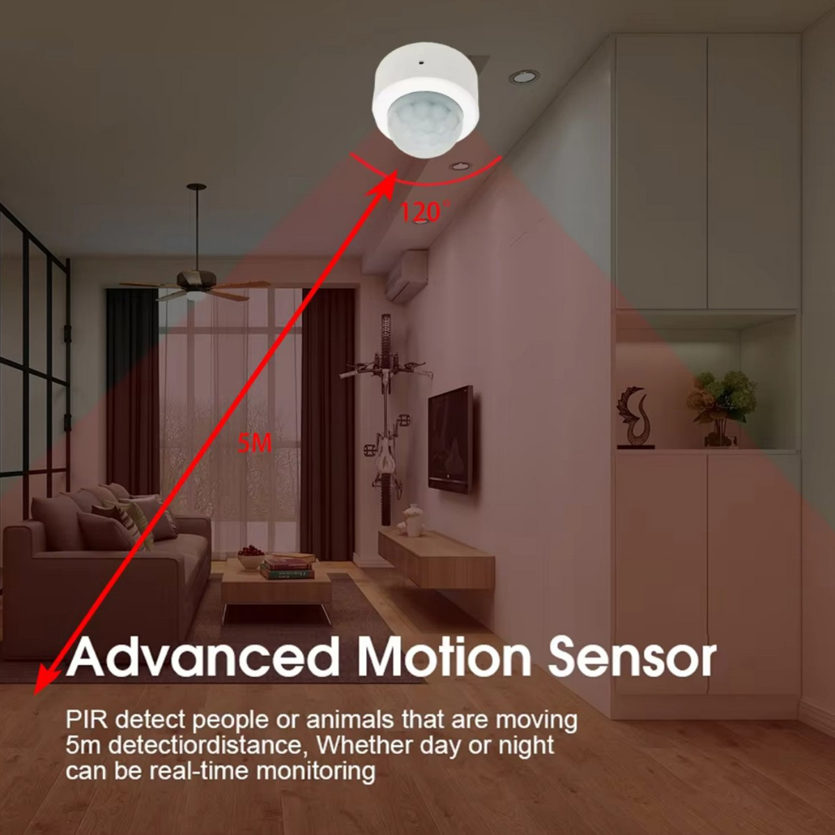 Sensor de Movimento Humano Min - Smart Home Ir avaliação e preço