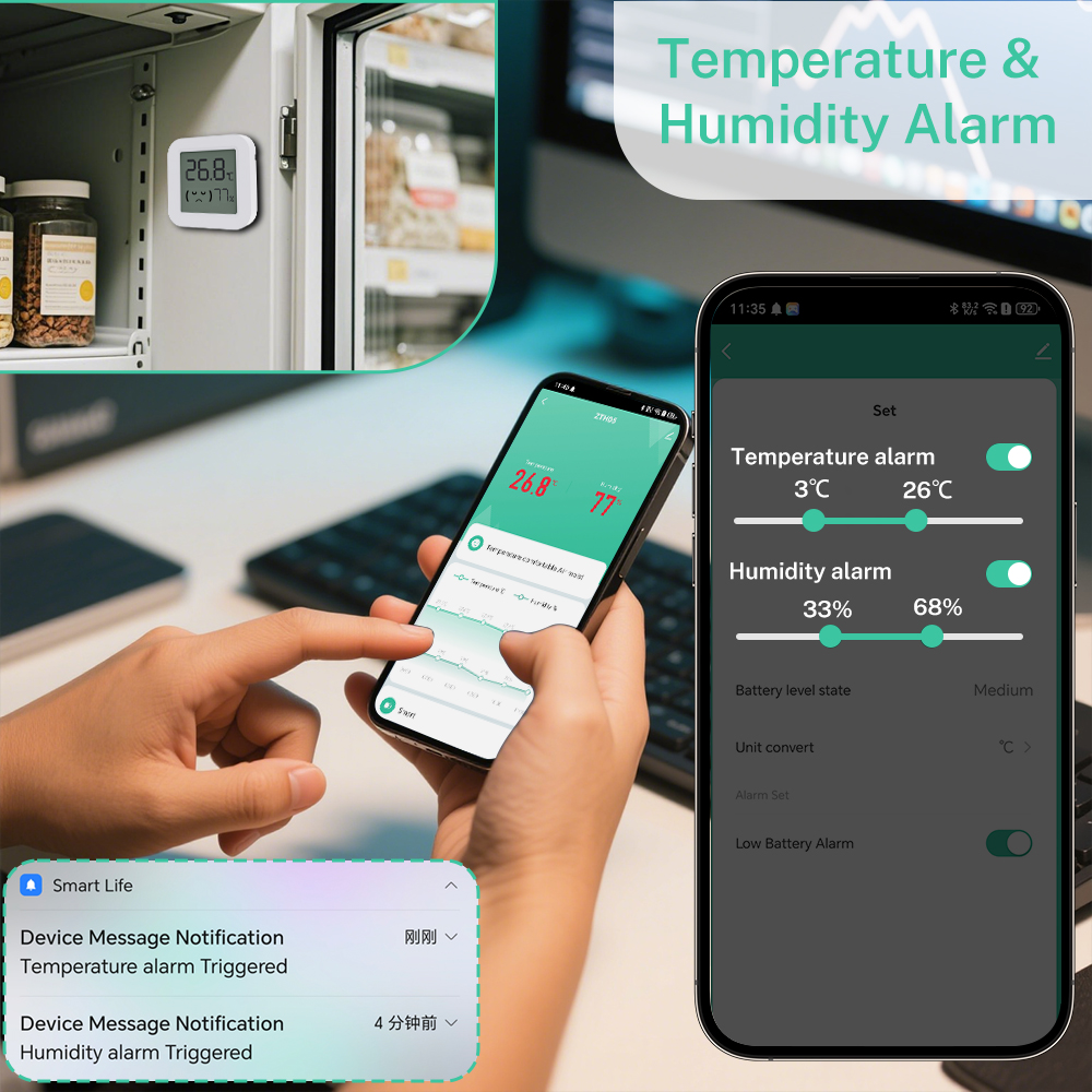 Sensor de Temperatura e Umidad - Smart Home Hub avaliação e preço