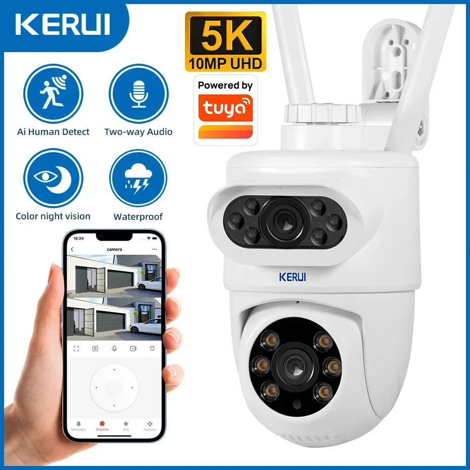 Câmera IP WiFi KERUI Externa 1 - Smart Home Battery Camera Ezviz avaliação e preço