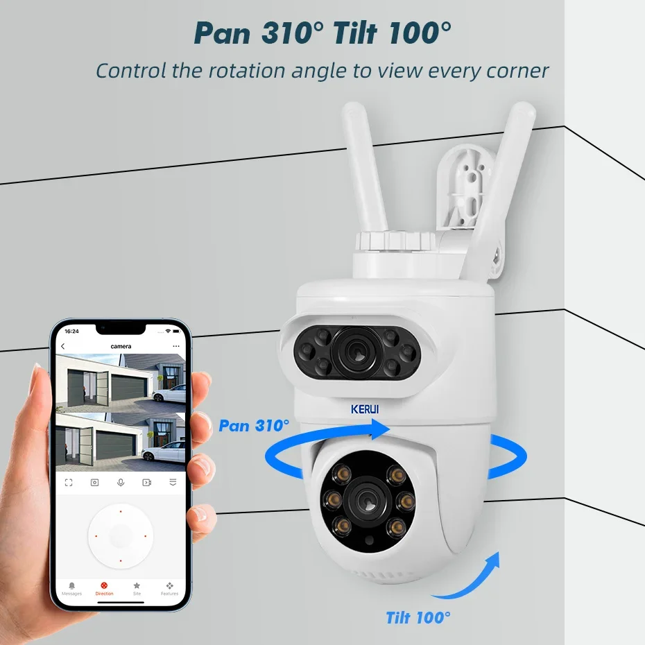 Câmera IP WiFi KERUI Externa 1 - Smart Home Battery Camera Ezviz avaliação e preço