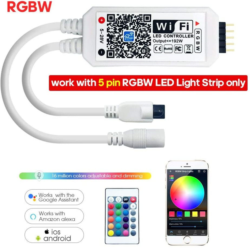 Controlador LED Wifi DC12V RGB - Wifi Led Dimmer avaliação e preço