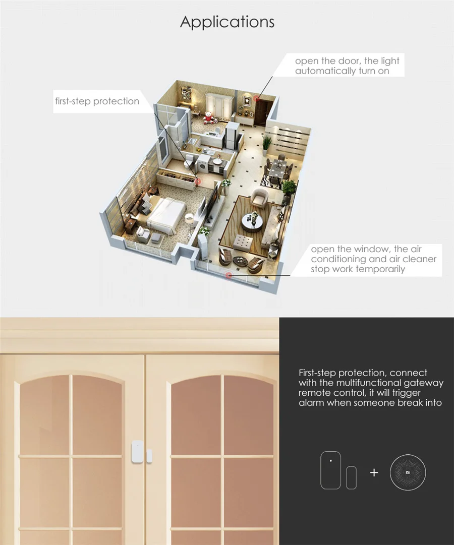 Sensor de Porta e Janela Aqara - Smart Home Xiaomi App avaliação e preço