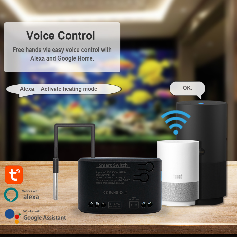Tuya wifi interruptor intelige - Smart Home Thermostat avaliação e preço