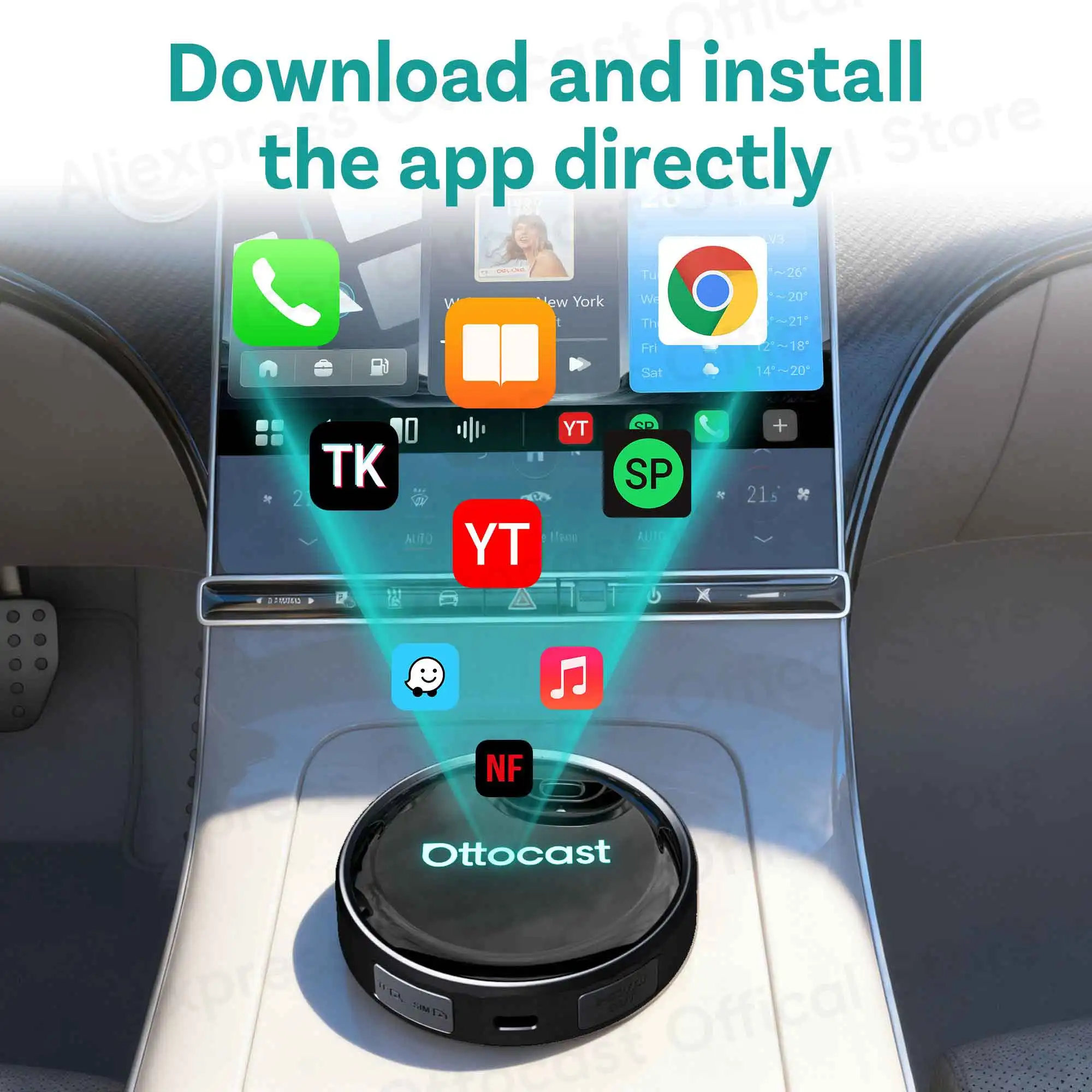OTTOCAST P3 PRO AI Box Android - Smart Home Tv avaliação e preço