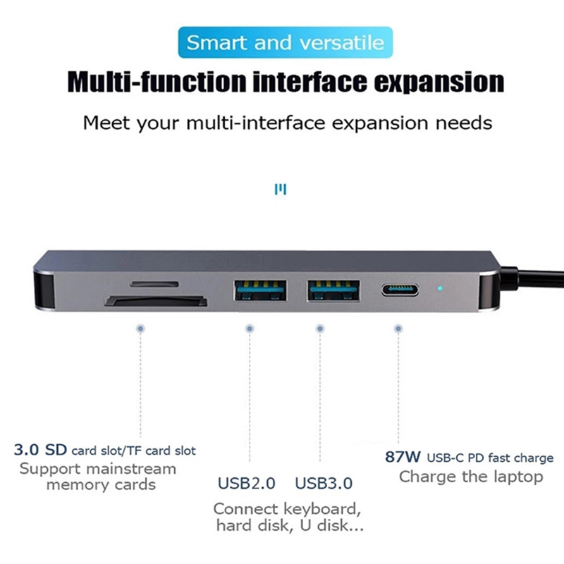 6 em 1 pd tipo c docking stati - Smart Home Hub avaliação e preço