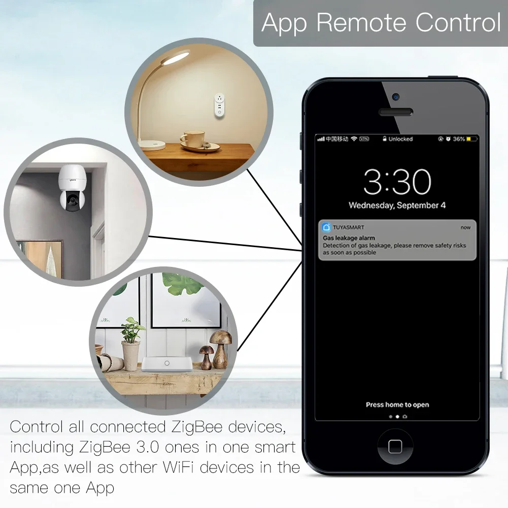Tuya zigbee 3.0 hub de gateway - Smart Home Hub avaliação e preço